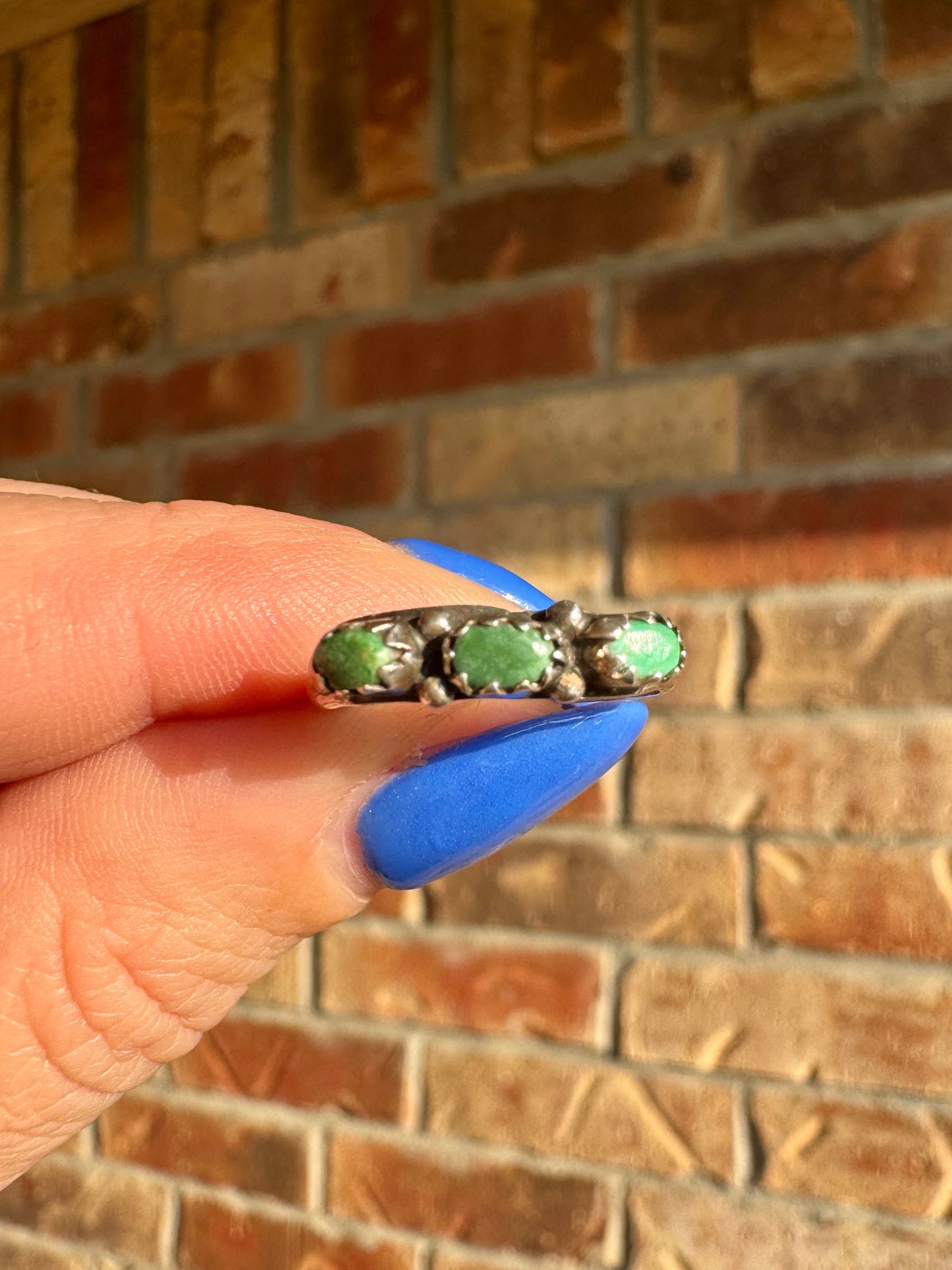 Vintage Sterling Silver Turquoise Ring