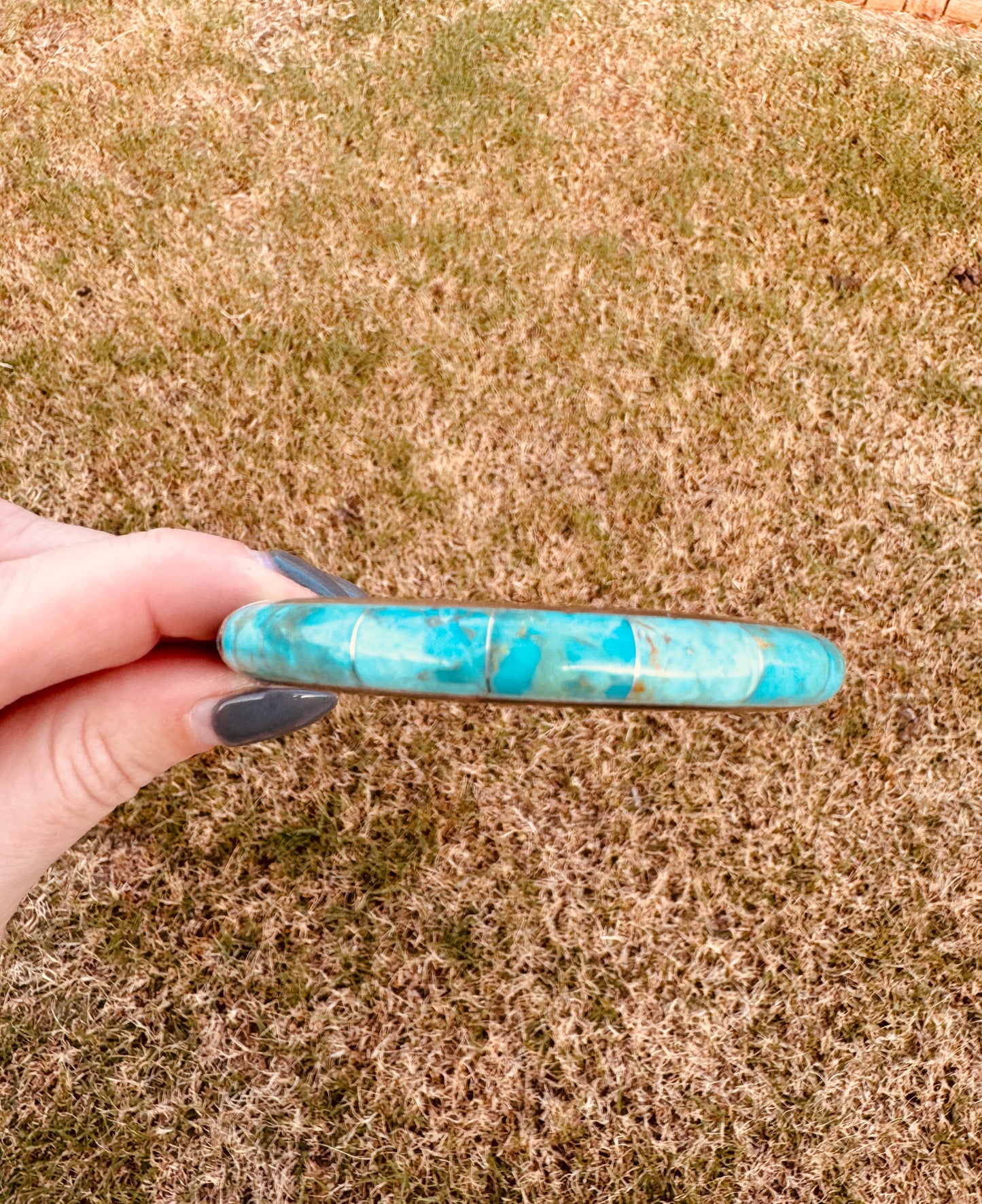 Sterling Silver Turquoise Bangle Bracelet