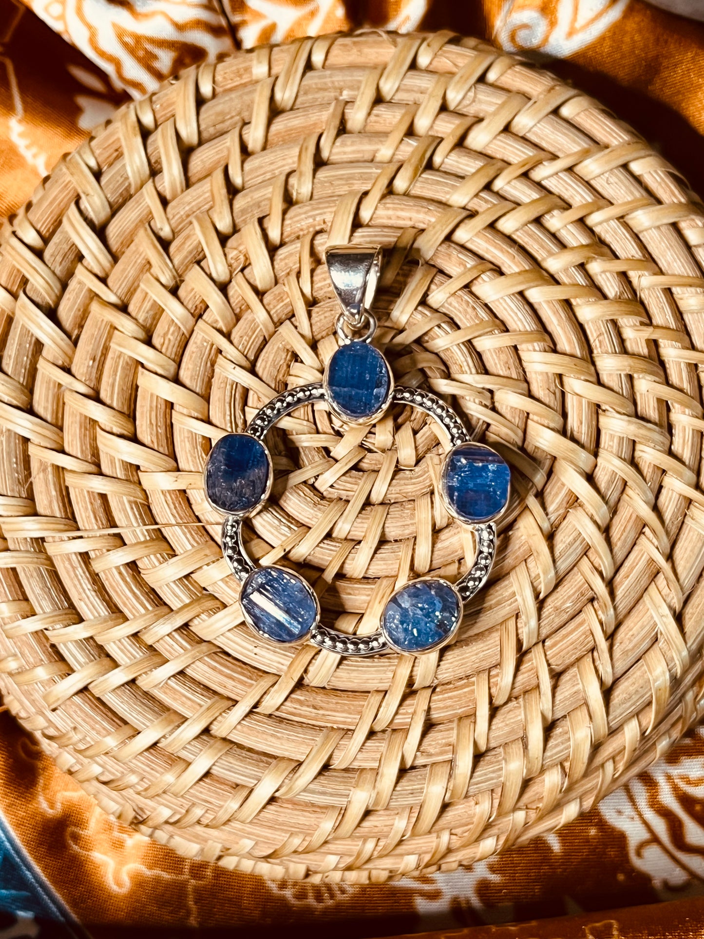 Sterling Blue Lapis Pendant