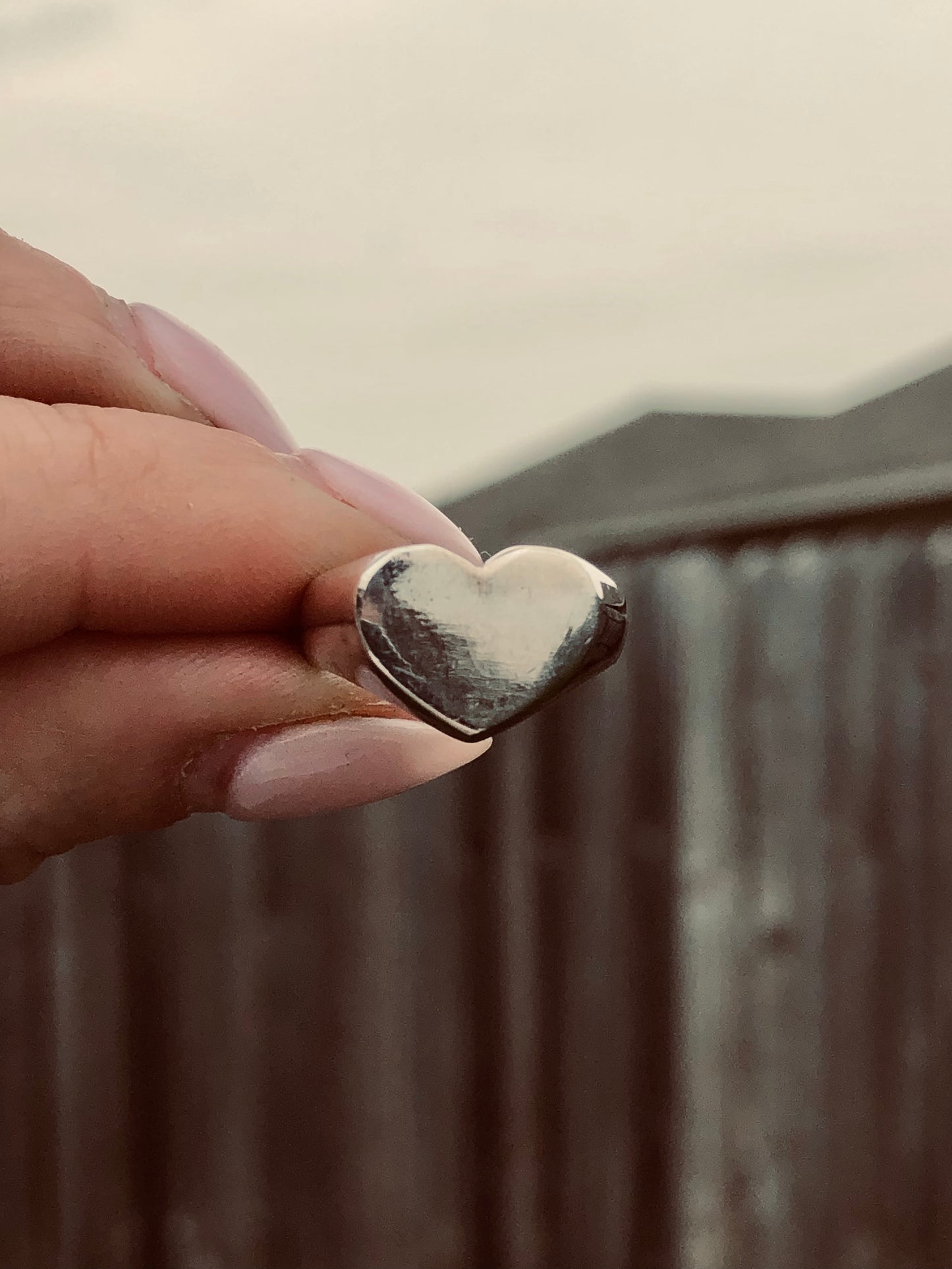 Sterling Heart Ring