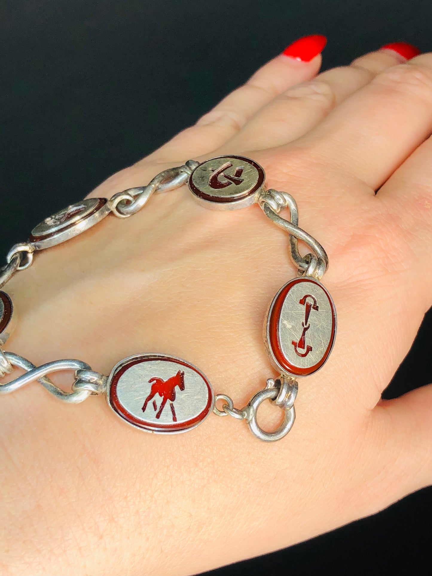 Sterling Horse Ranch Bracelet