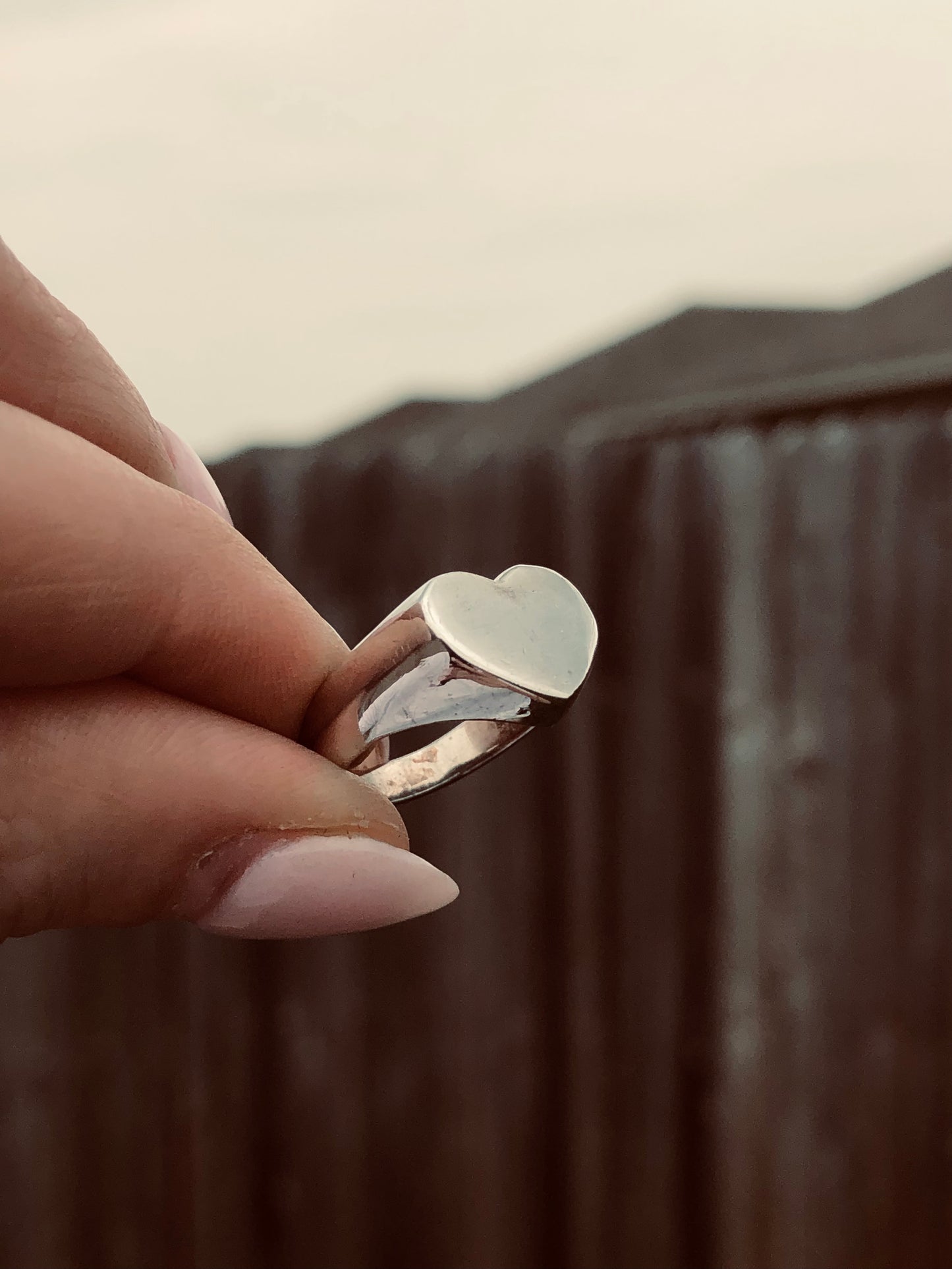 Sterling Heart Ring