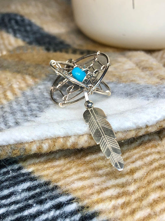 Sterling Dream Catcher Charm