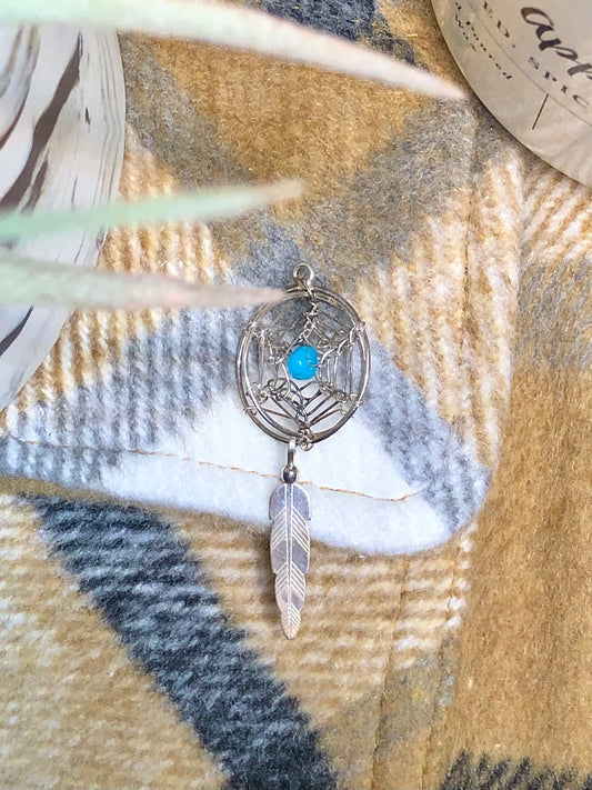 Sterling Dream Catcher Charm