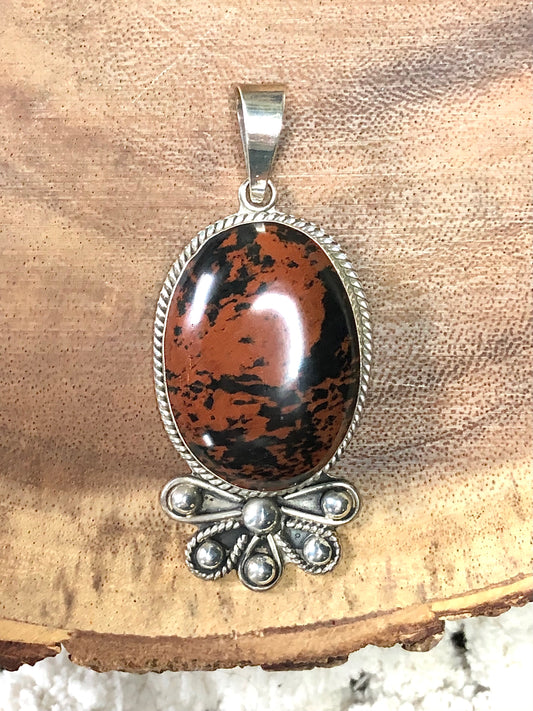 Sterling Silver Agate Pendant