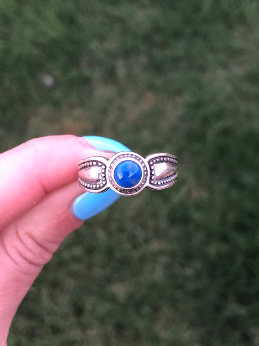 Sterling Silver Blue Lapis Ring