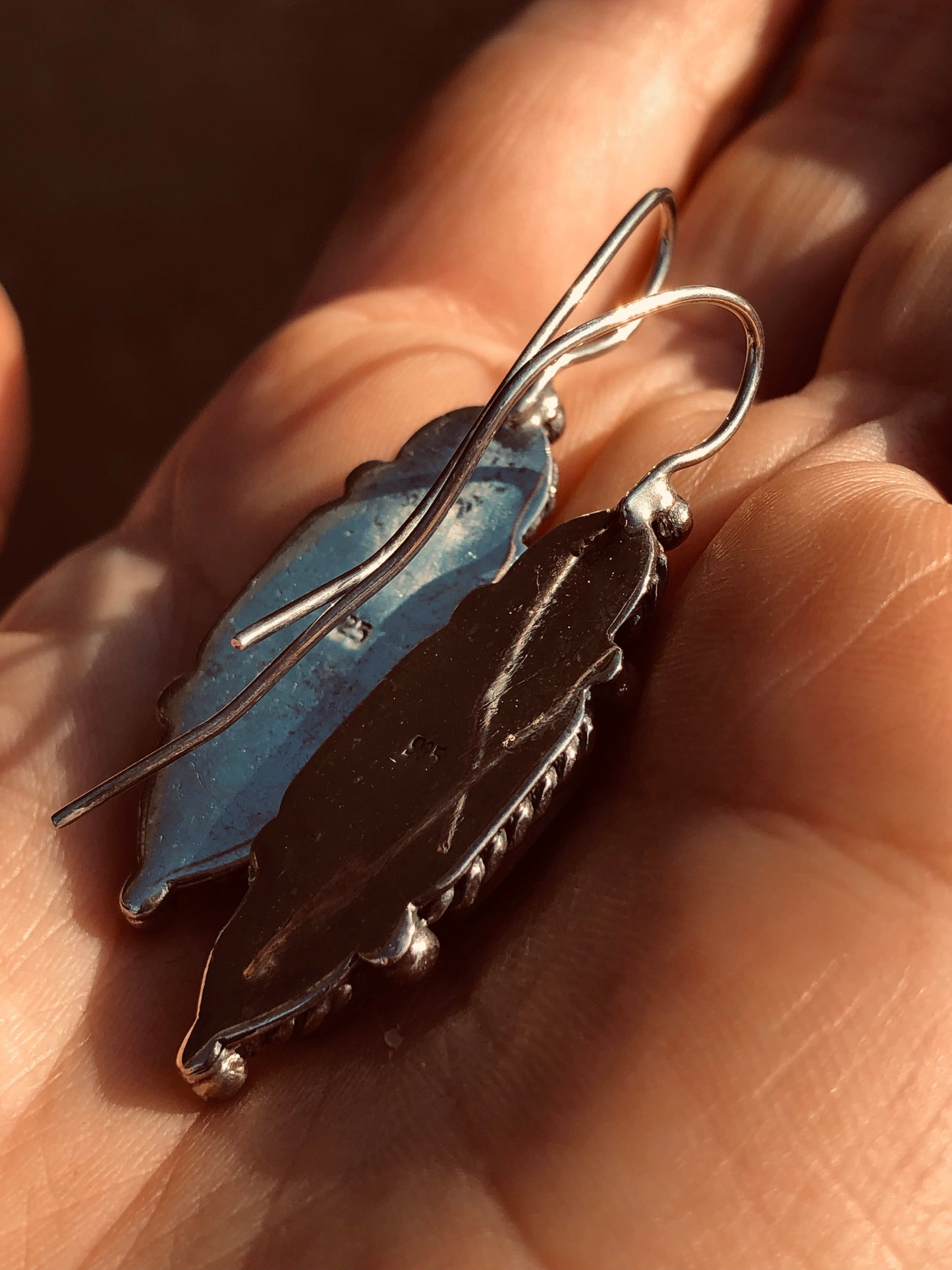 Sterling Black Onyx Earrings