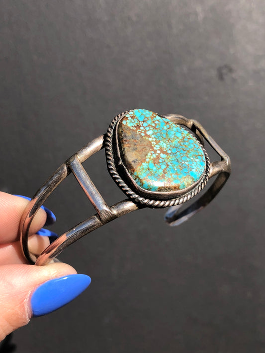 Sterling Turquoise Cuff Bracelet