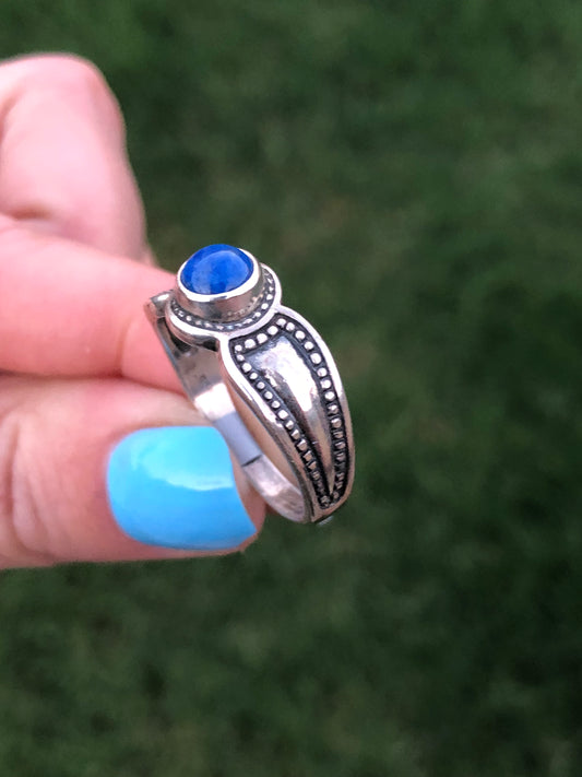 Sterling Silver Blue Lapis Ring