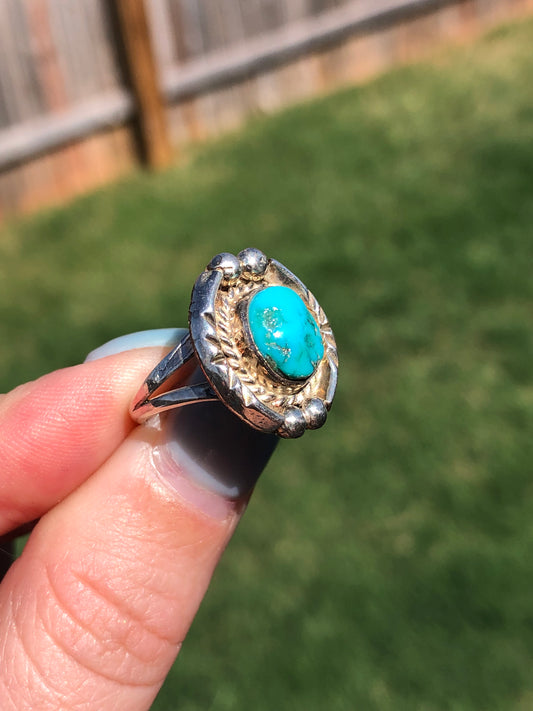 Sterling Silver Turquoise Ring