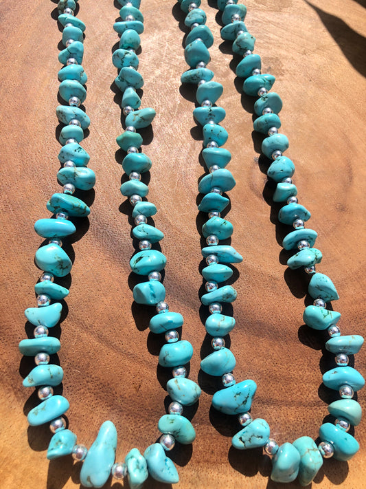 Silver Turquoise Necklace