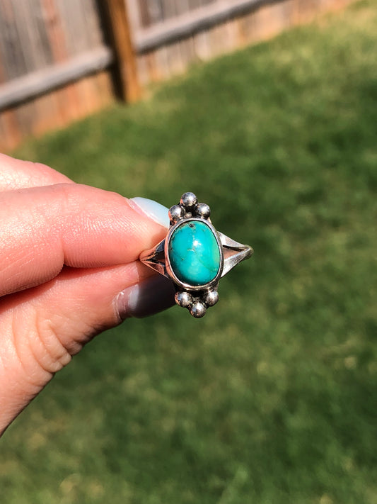 Sterling Silver and Turquoise Ring