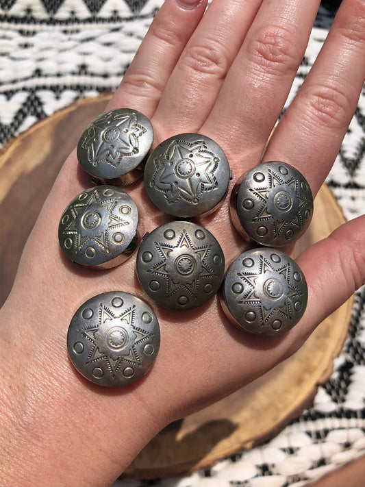 Seven Sterling Large Button Covers