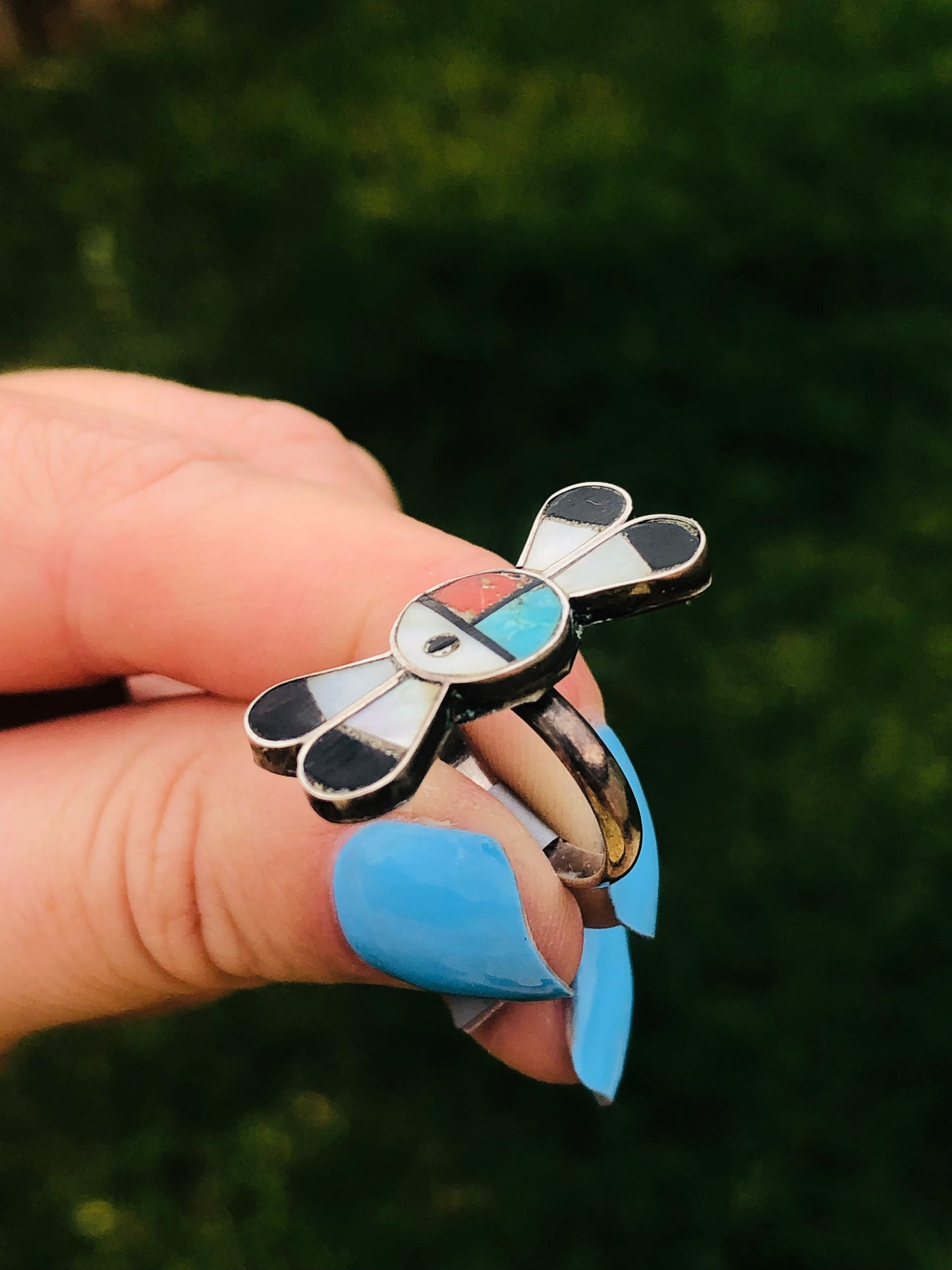 Vintage Sterling Silver Zuni Ring