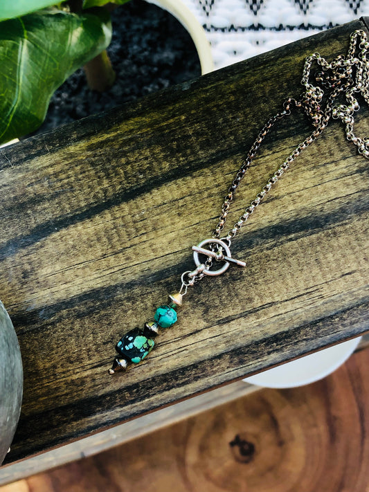 Sterling Turquoise Necklace