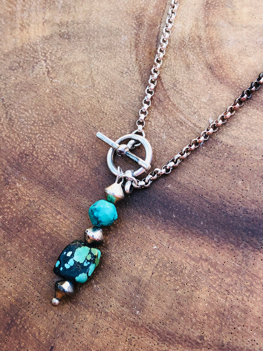 Sterling Turquoise Necklace