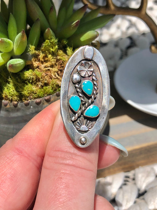 Sterling Turquoise Ring