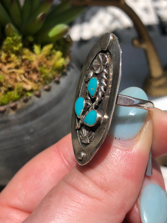 Sterling Turquoise Ring