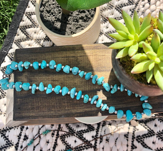 Silver Turquoise Necklace